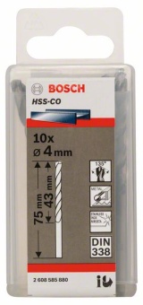    HSS-Co , DIN 338 Bosch 2608585880 (2.608.585.880)